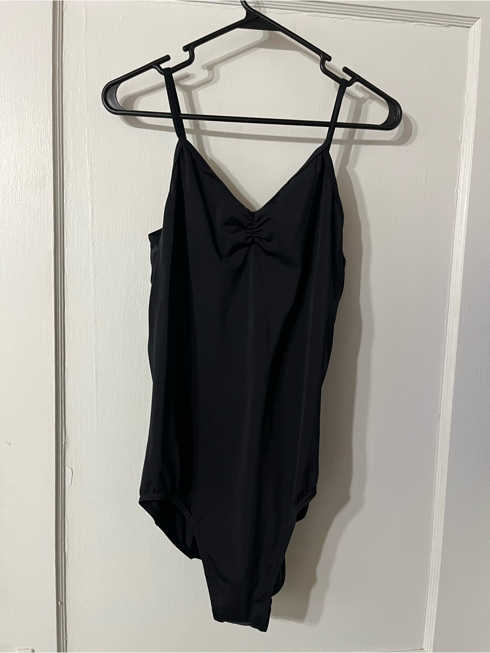 balera Leotard for Ballet Black Womens Bandeau-Style Thin Straps